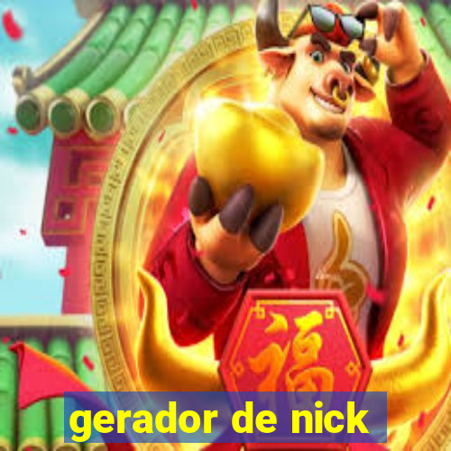 gerador de nick